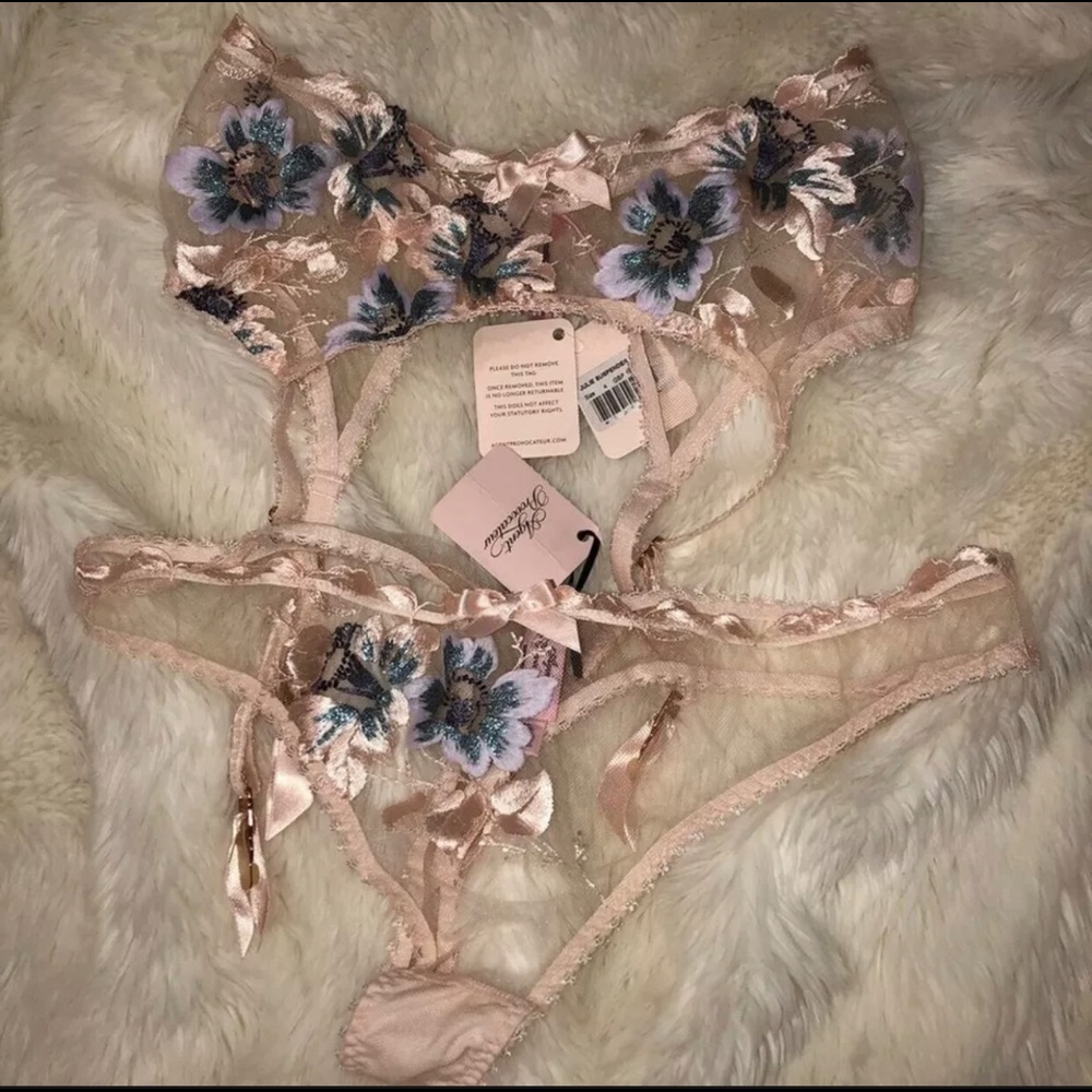 Agent Provocateur Julie suspenders and thong